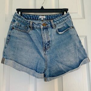 TOBI High-Waisted Roll Hem Denim Shorts – Size 26